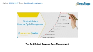 Tips for Efficient Revenue Cycle Management