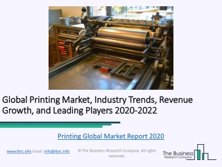 Printing Global Market Report 2020