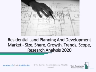 Residential Land Planning And Development Market Industry Trends and Forecast to 2022