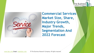 2020 Commercial Services Market Growth And Trends