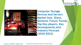 Global Computer Storage Devices And Servers Market Report 2020