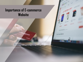 Importance of E-commerce Website