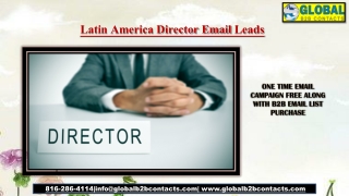 Latin America Director Email Leads