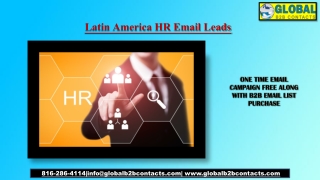 Latin America HR Email Leads