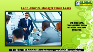 Latin America Manager Email Leads