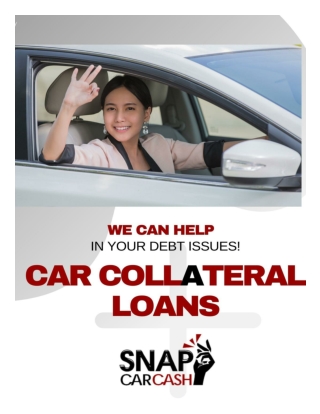 Car Collateral Loan available in Canada with bad credit