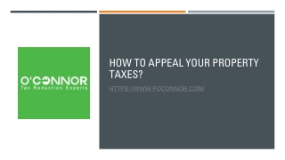 How to appeal your property taxes?