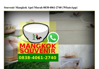 Souvenir Mangkok Apel Murah 083840612740[wa]