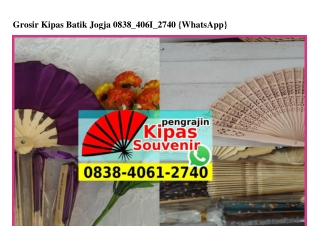 Grosir Kipas Batik Jogja O838–4O6I–274O[wa]