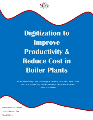 How Digital Transformation in Boiler Plants Improves Productivity and Minimizes Cost