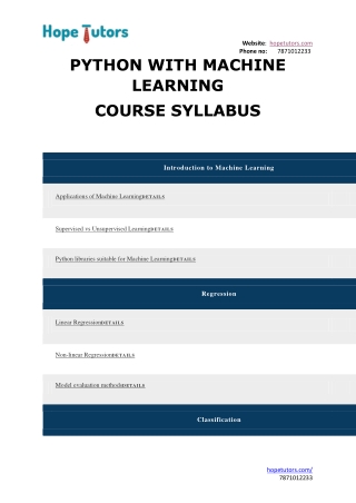 Syllabus