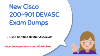 2020 Cisco 200-901 DEVASC Exam Dumps