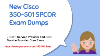 2020 Cisco 350-501 SPCOR Exam Dumps