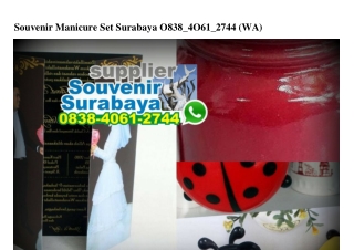 Souvenir Manicure Set Surabaya O838–4O61–2744[wa]