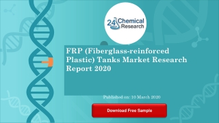 FRP Fiberglass reinforced Plastic Tanks Market Research Report 2020