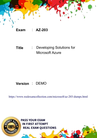 2020 Latest AZ-203 Real Exam Questions, Microsoft AZ-203 Practice