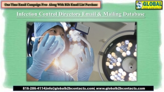 Infection Control Directors Email & Mailing Database