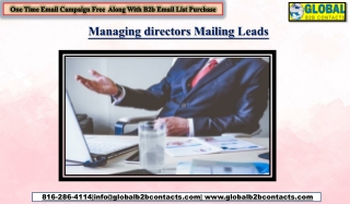 Managing directors Mailing Leads