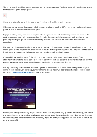 Buying A Xbox Game? Look Here Initial For Several Superb Advice