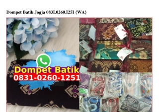 Dompet Batik Jogja 083102601251[wa]