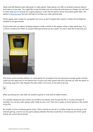 Video Game Tricks That Have Been Shown To Job