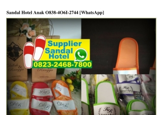 Sandal Hotel Anak O838-4O6I-2744[wa]