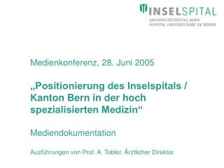 Transplantationen an Schweizer Universitätsspitälern 2003/2004