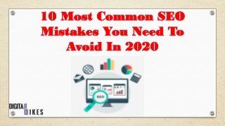 common on page seo mistaked