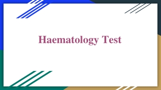 Haematology test in dubai