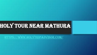 Holy tour near Mathura