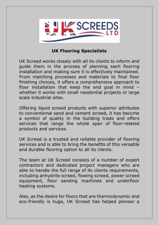 UK Flooring Specialists