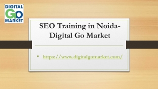 SEO Training in Noida-Digital Go Market