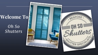 Bespoke Shutter Specialists