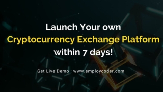 Best Cryptocurrency Exchange Script | Employcoder