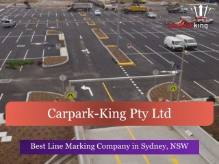 Best Line Marking Company in Sydney, NSW