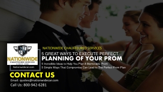 5 Great Ways to Execute Perfect Planning of Your Prom by Party Bus Rental