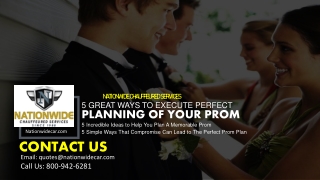 5 Great Ways to Execute Perfect Planning of Your Prom by Charter Bus Rental