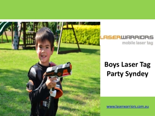 Boys Laser Tag Party Syndey | Laser Warriors