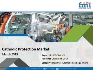 Cathodic Protection  Market  to incur value growth at  5.6%  CAGR during   2018-2028