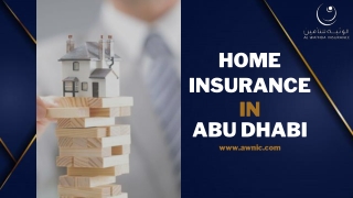 Home Insurance by Awnic In Abu Dhabi