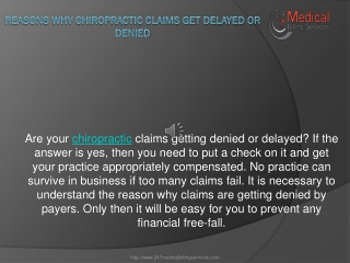 Reasons Why Chiropractic Claims Get Delayed or Denied