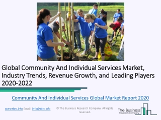 Community And Individual Services Global Market Report 2020