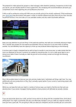 Fine Arts And Trades Tips You Required To Go through