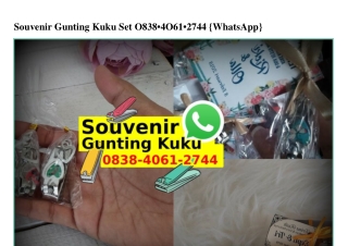Souvenir Gunting Kuku Set Ö838·4Ö6I·2744[wa]