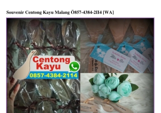Souvenir Centong Kayu Malang O857-4384-2114[wa]