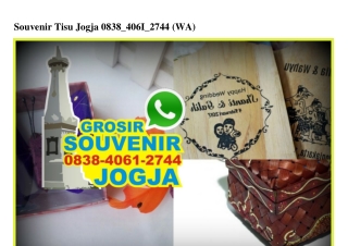 Souvenir Tisu Jogja 0838·406I·2744[wa]