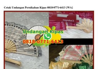 Cetak Undangan Pernikahan Kipas Ô818–Ô771–6413[wa]