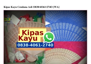 Kipas Kayu Cendana Asli Ö838~4Ö61~274Ö[wa]