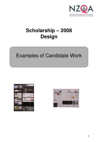 Scholarship – 2008 Design