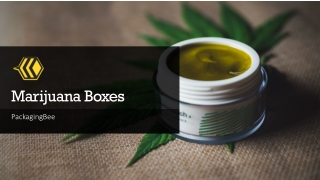 Custom Printed Marijuana Packaging Boxes